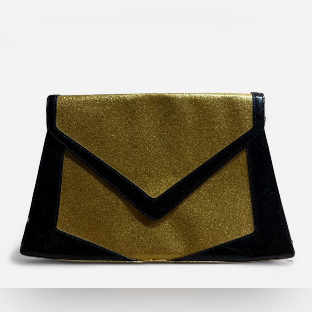 Pinup Couture Gold and Black Chain Shoulder Bag - Picture 2 of 2